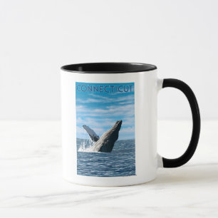ConnecticutHumpback Whale Scene Mug