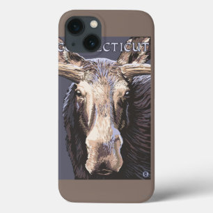 ConnecticutMoose Up Close iPhone 13 Case