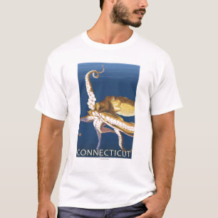 ConnecticutOctopus Scene T-Shirt