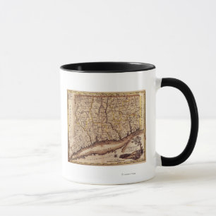 ConnecticutPanoramic MapConnecticut 2 Mug