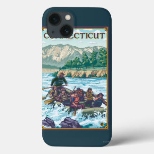 ConnecticutRiver Rafting Scene iPhone 13 Case