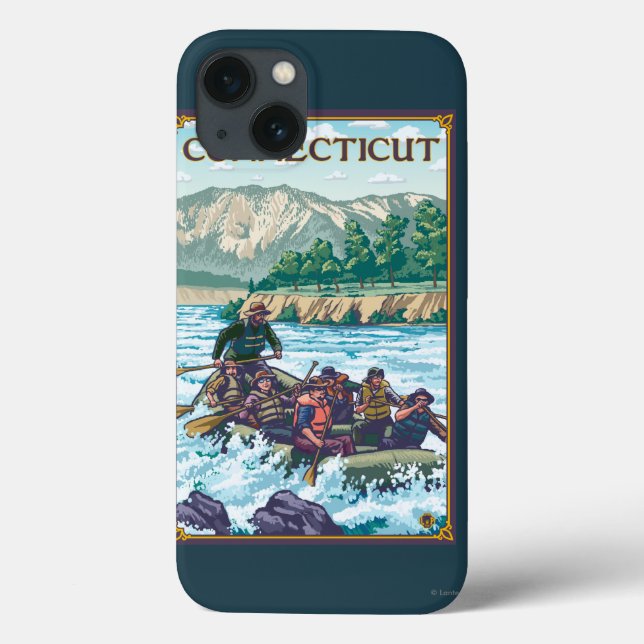 ConnecticutRiver Rafting Scene Case-Mate iPhone Case (Back)