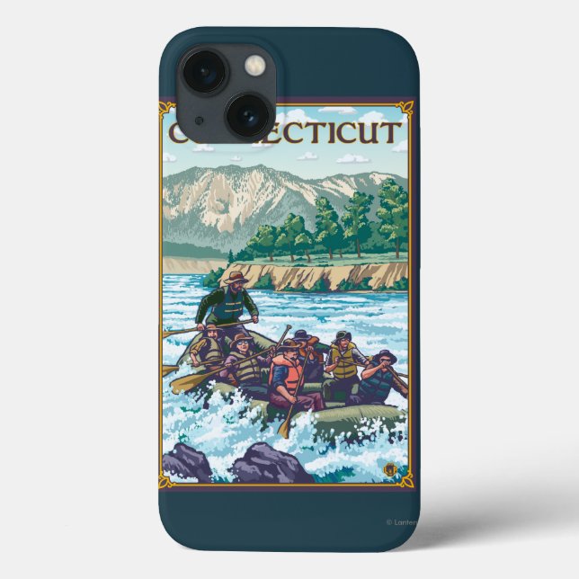 ConnecticutRiver Rafting Scene Case-Mate iPhone Case (Back)