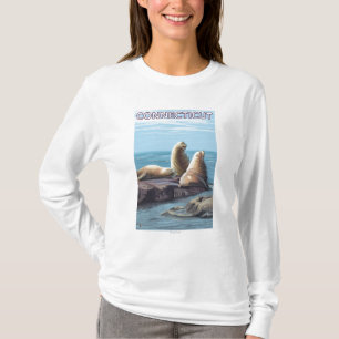 ConnecticutSea Lions Scene T-Shirt