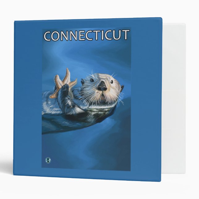 ConnecticutSea Otter Scene Binder (Front/Inside)