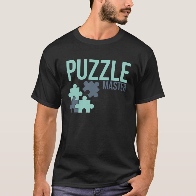 Connecting All The Pieces Puzzle Master T-Shirt (Front)