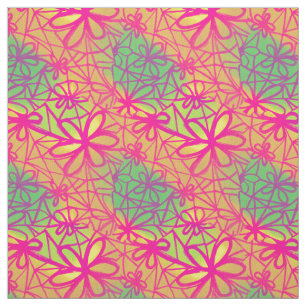 Connecting Flowers Fabric
