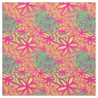 Connecting Flowers Fabric