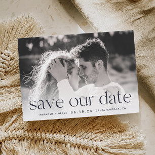 Connection Horizontal Photo Save The Date