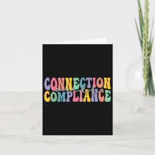 Connection Over Compliance Autism Awareness Month Card