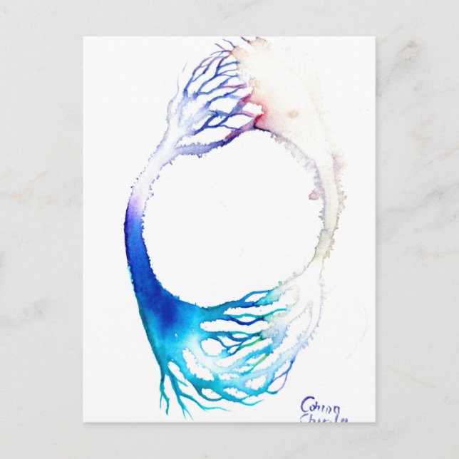 Connection Poster  Postcard (Front)