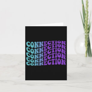 Connection Suicide Prevention Mental Health Awaren Card