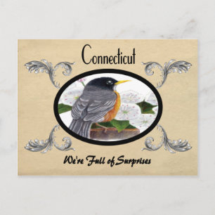 Connectivité vintage pour carte postale