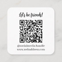 Connectons le Carte de visite de code QR