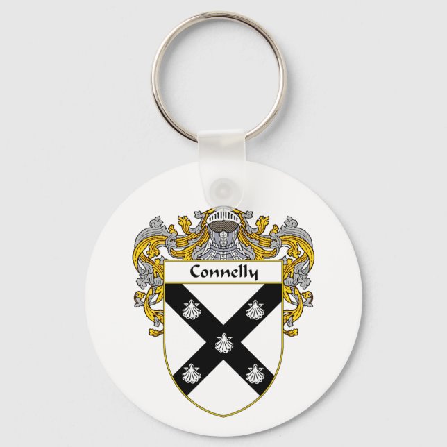 Connelly Coat of Arms (Mantled) Keychain (Front)
