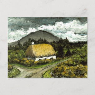Connemara cottage postcard