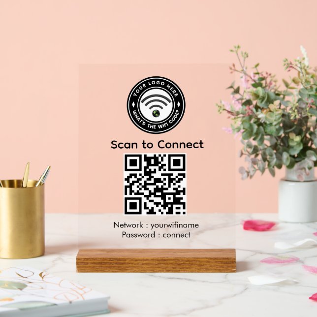 Connexion au code QR Wi‑Fi | Wi‑Fi  (Mariage)