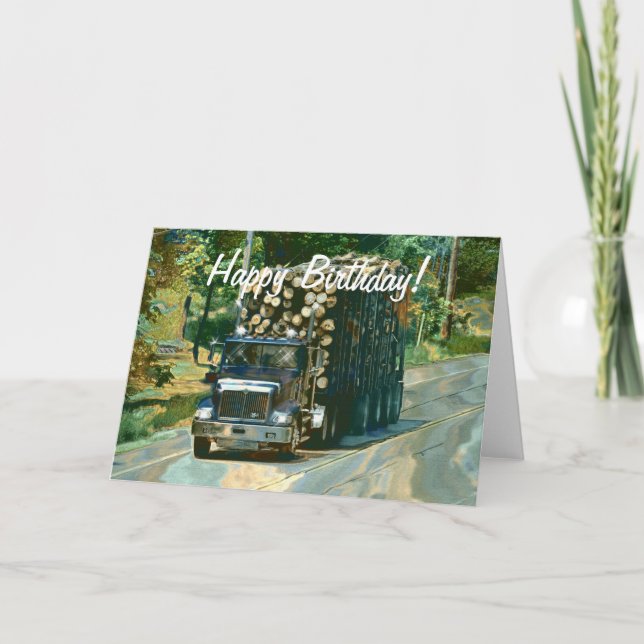 CONNEXION CAMION 2 Cool Trucker Cartes d'anniversa (Devant)