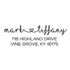 Connexion Coeurs Auto-Inking Adresse de retour Tim