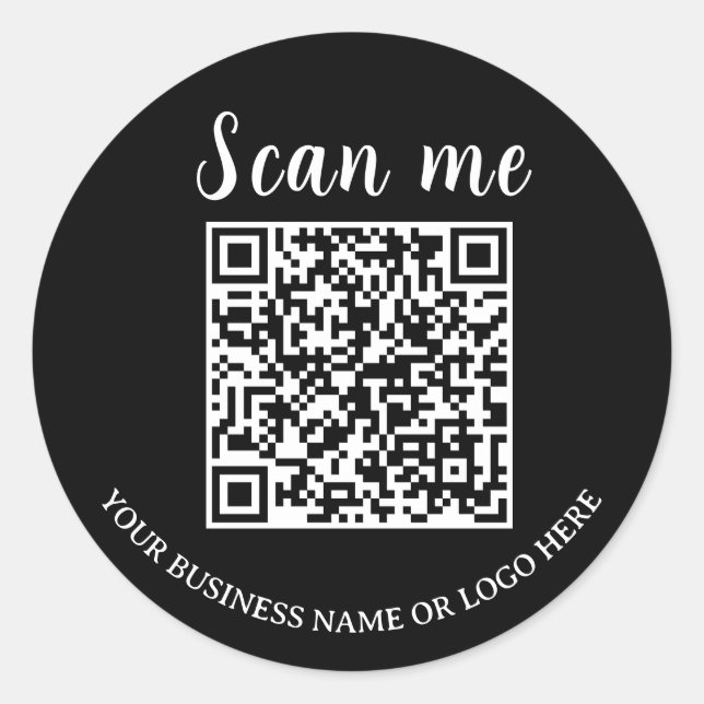Connexion instantanée : Autocollant de code QR pro (Devant)