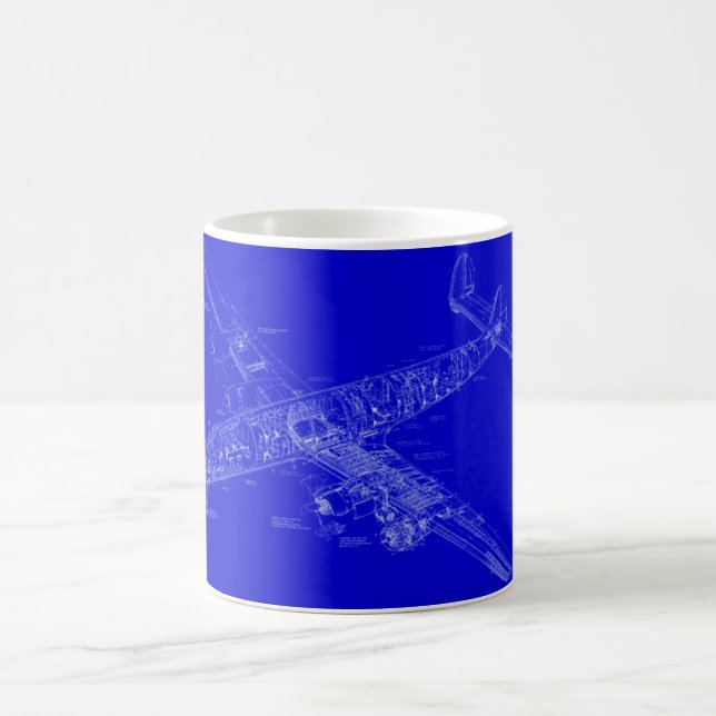 Connie Blueprint Magic Mug (Center)