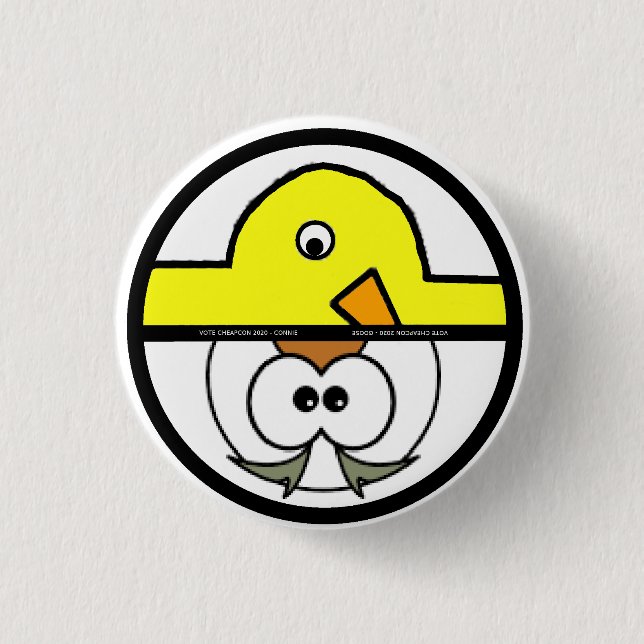 connie goose 2020 1 inch round button (Front)