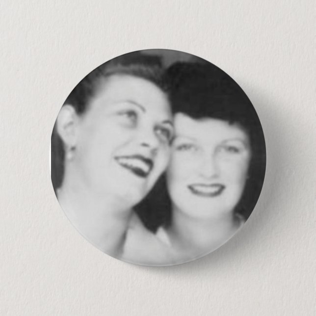 Connie & Nell 2 Inch Round Button (Front)
