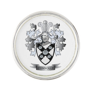 Connolly Coat of Arms Lapel Pin