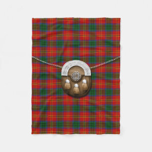 Connolly Dress Tartan And Sporran Fleece Blanket