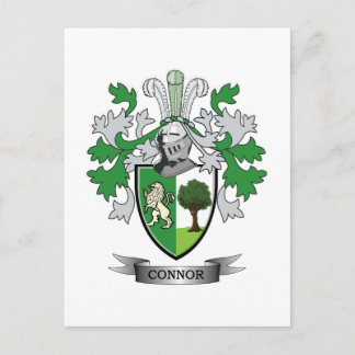 Connor Coat of Arms Postcard
