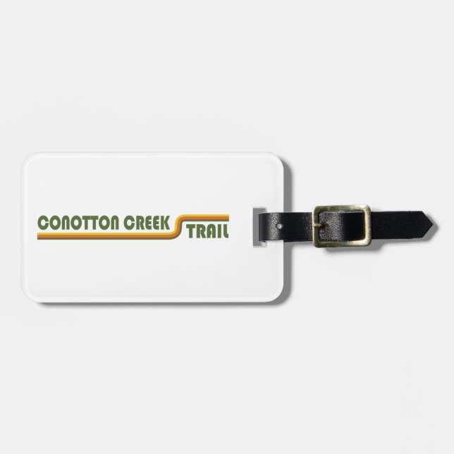 Conotton Creek Trail Luggage Tag (Front Horizontal)