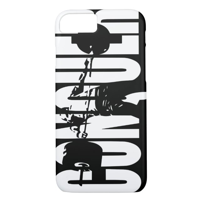 CONQUER - Olympic Weightlifting - Gym Motivational Case-Mate iPhone Case (Back)