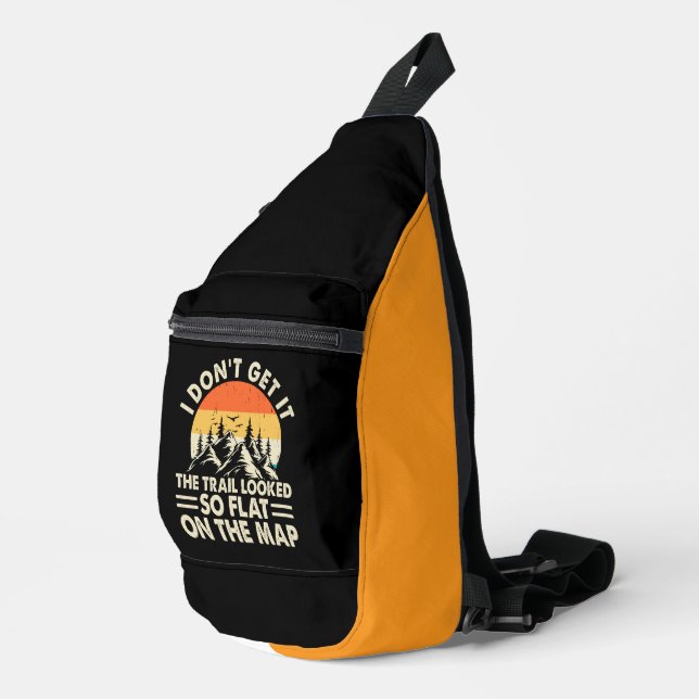 Conquer the Big Mountain Sling Bag (Right Corner)