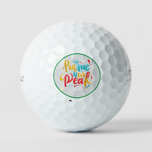 “Conquer the Heights” Golf Balls (Front)