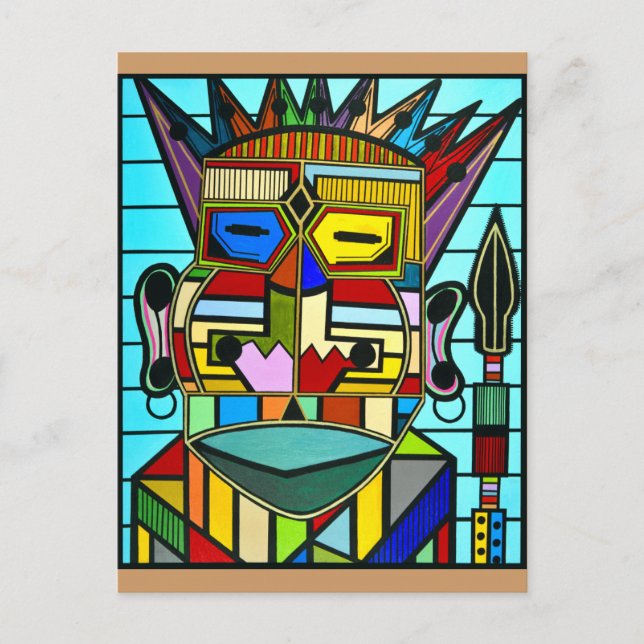 "Conquering and to Conquer" by Ruchell Alexander Postcard (Front)