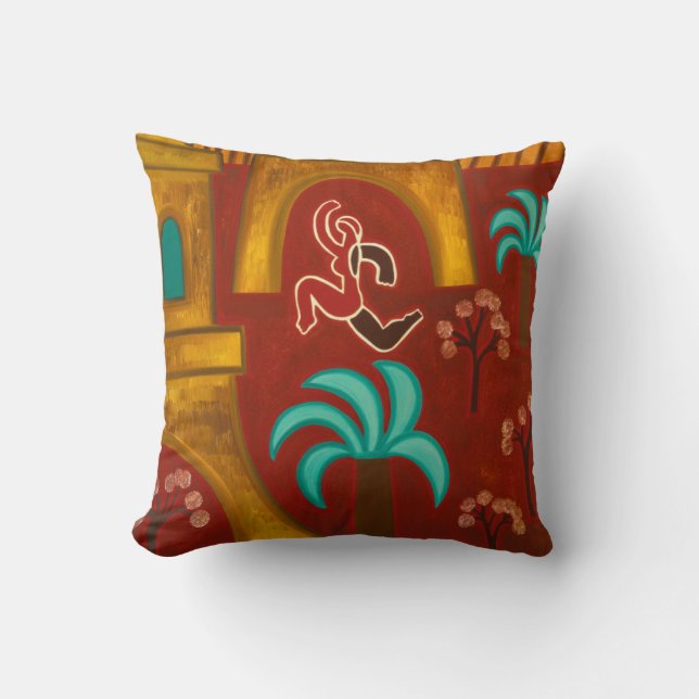 Conquering the Castle 2010 Throw Pillow (Front)