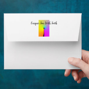 Conquérir la peur avec la foi Enveloppes personnal