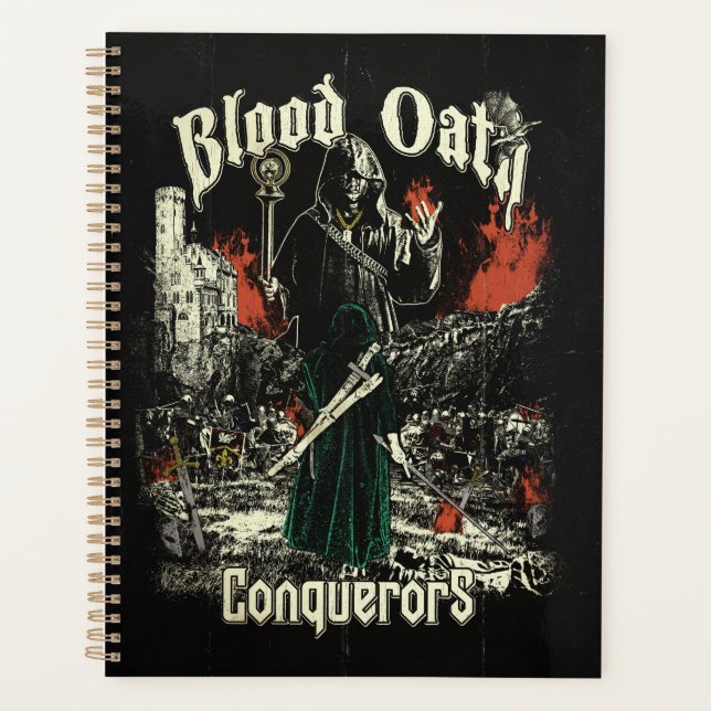 Conquerors - Retro MetalCore Planner (Front)