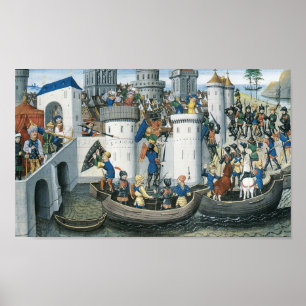 Conquest of Constantinople by the Crusaders, 1204 Poster