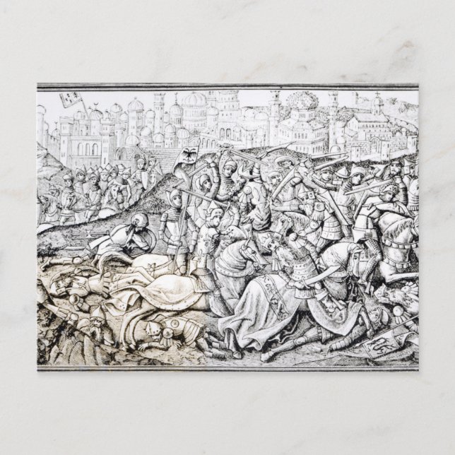 Conquest of Jerusalem by Charlemagne Postcard (Front)