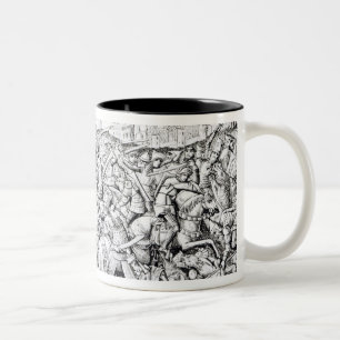 Conquest of Jerusalem by Charlemagne Two-Tone Coffee Mug