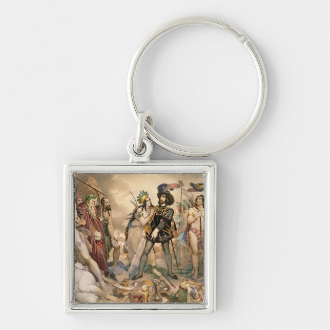Conquest of Mexico Keychain (Front)