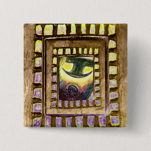 Conquest Over Evil 2 Inch Square Button