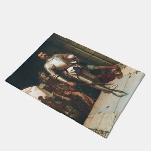 Conquest (Victorious Knight in the Middle Ages) Doormat