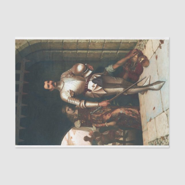 Conquest (Victorious Knight in the Middle Ages) Tissue Paper (Front)