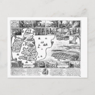 Conquests of Gustavus II Adolphus Postcard