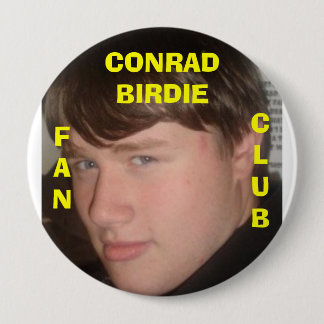 Conrad Birdie 4 Inch Round Button