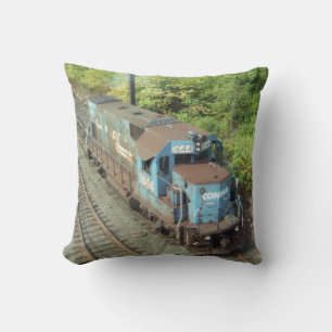 Conrail Diesel #1644 GP-15-1   Throw Pillow