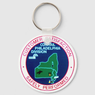 Conrail Railroad Philadelphia Division  Keychain