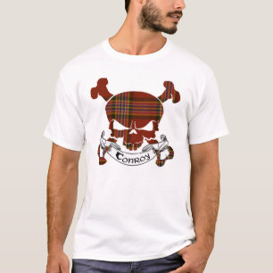Conroy Tartan Skull T-Shirt